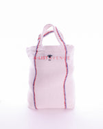 Dior Canvas Print Cruise Tote Ivory Black