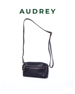 B29 AUDREY Premium Leather Sling Bag Dark Brown