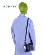 E12 AUDREY Lambskin Sling Bag in Black