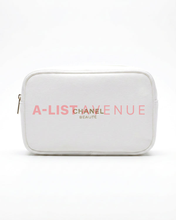 Chanel Beaute White Pouch
