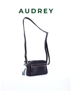 B29 AUDREY Premium Leather Sling Bag Dark Brown