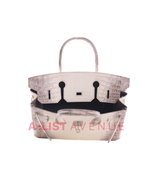 Hermes Niloticus Crocodile Himalaya Birkin 30 PHW