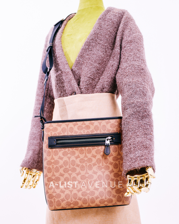 Coach Rowan File Bag in Signature Canvas