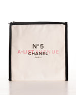 Chanel N°5 White/Black Pouch