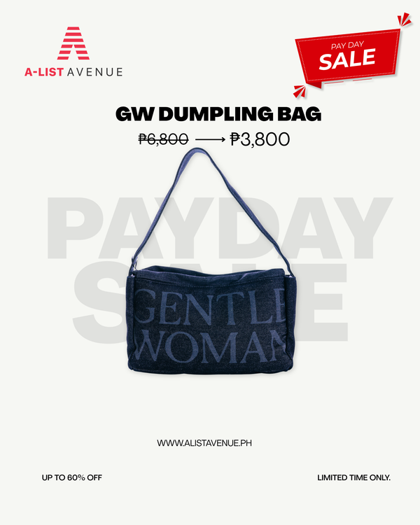Sale GENTLEWOMAN Denim Dumpling Bag in Paris Midnight