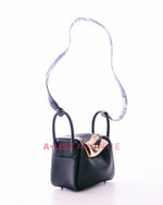 Hermes Mini Lindy Noir/Black GHW