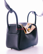 Hermes Mini Lindy Noir/Black GHW