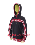 Balmain #8494 Hoodie Black and Red