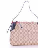Gucci GG Emblem Medium Shoulder Bag Black