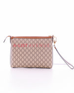 Gucci GG Supreme Coated Canvas  Clutch/ Sling Bag