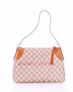 Gucci GG Emblem Medium Shoulder Bag Brown