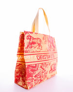 Dior Straw Red Tote Bag (Dioriviera Collection)
