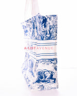 Dior Tote Blue Canvas