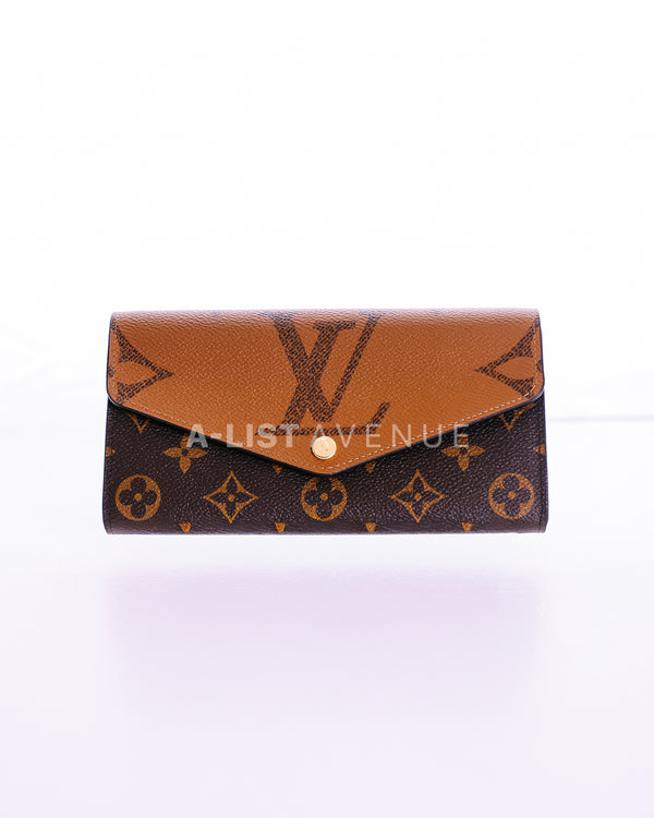 LV Monogram Reverse Giant Sarah Wallet