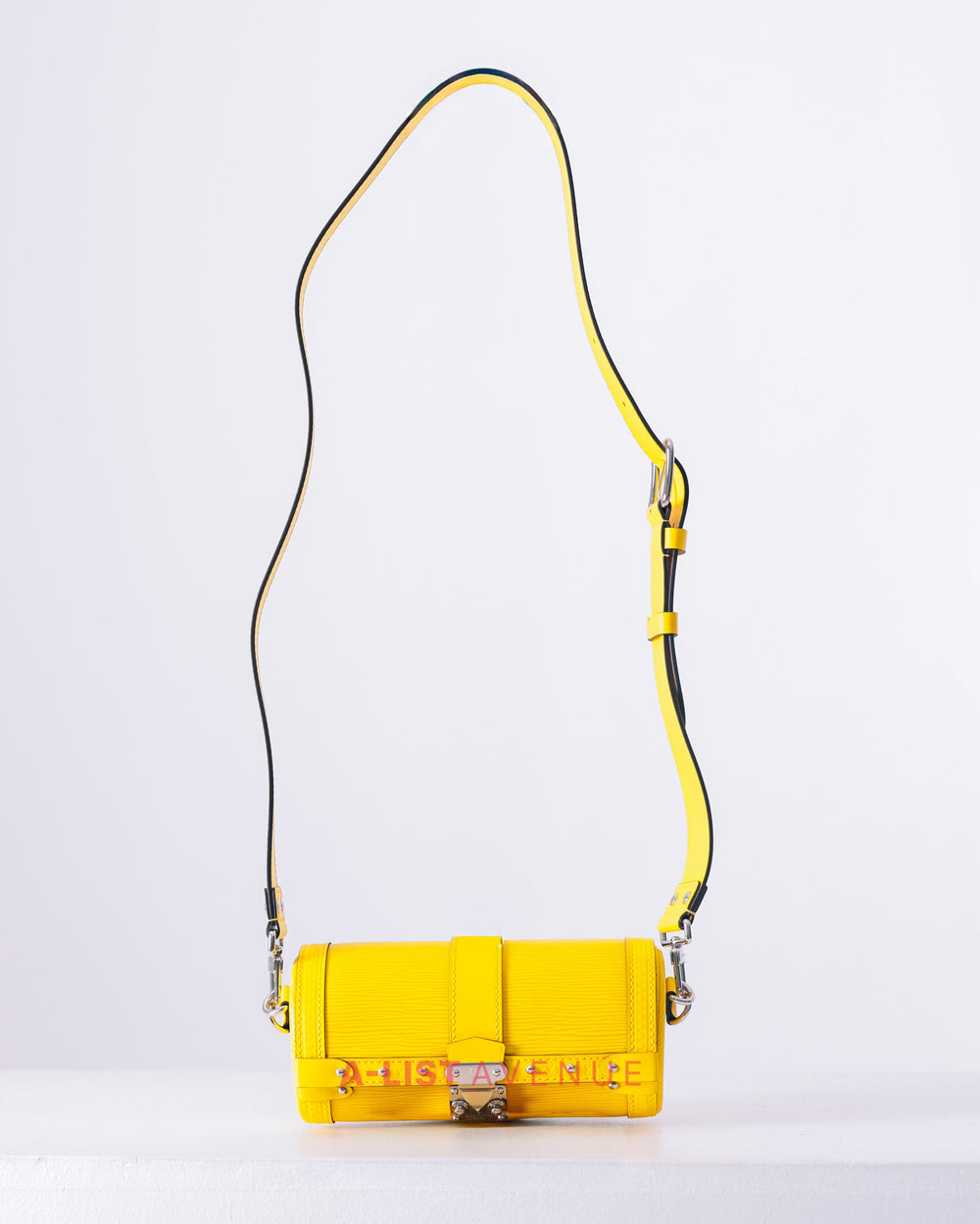 LV Papillon Trunk Crossbody Bag in Bright Yellow Collectors Item