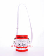 LV Paint Can Bucket Bag in Red