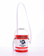 LV Paint Can Bucket Bag in Red