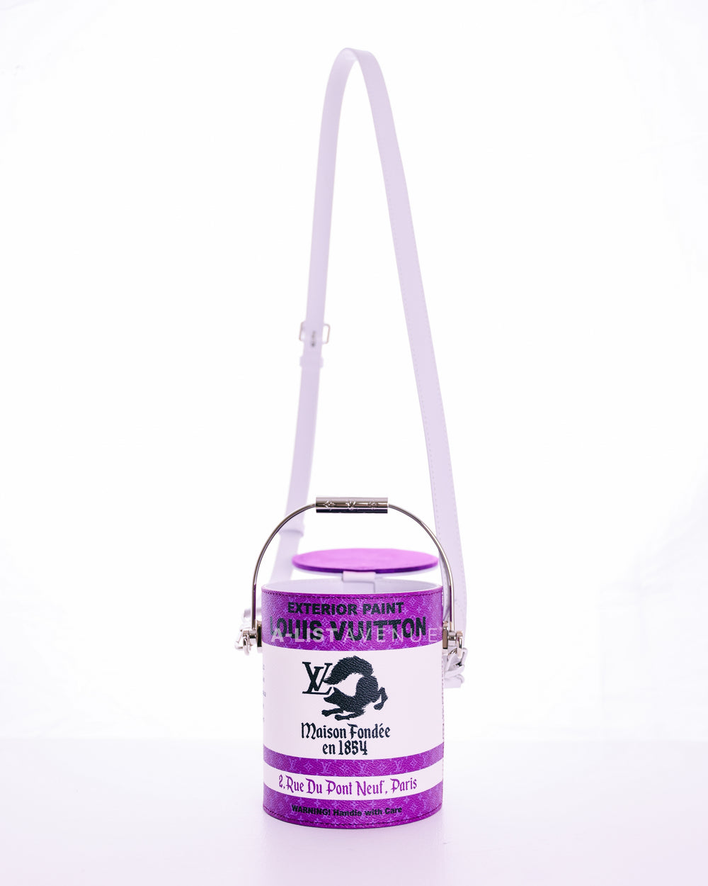 LV Paint Can Bucket Bag in Violet