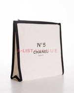 Chanel N°5 White/Black Pouch