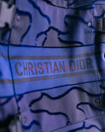 Christian Dior Travel Blue Camouflage Technical Canvas