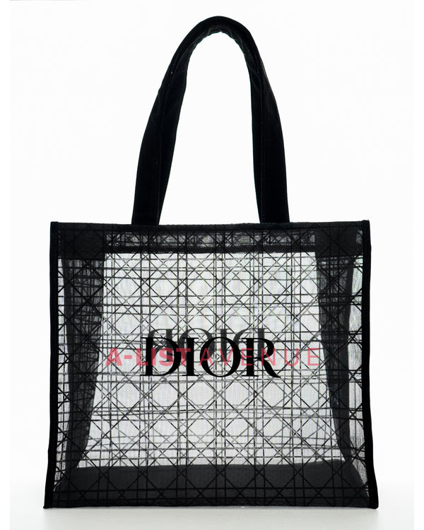Dior Plain Mesh Tote Bag