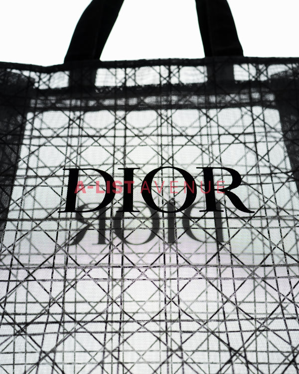 Dior Plain Mesh Tote Bag