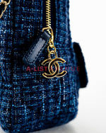 Chanel 3in1 Tweed Blue Bag