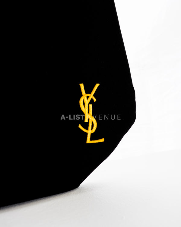 YSL  Black Canvas Tote Bag