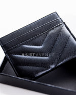YSL Card Holder in Black