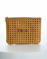 Dior Rattan Pouch