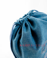 Chanel Denim Drawstring Pouch
