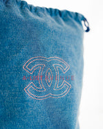 Chanel Denim Drawstring Pouch