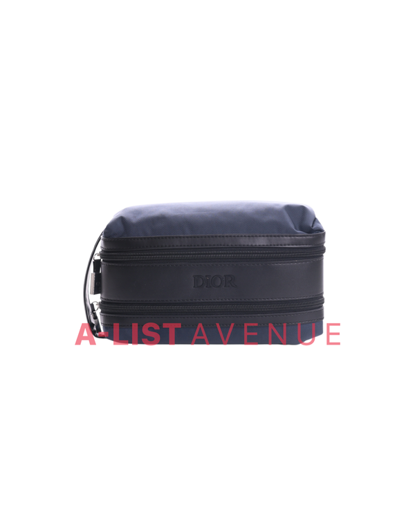 Dior Double Cosmetic Pouch Blue