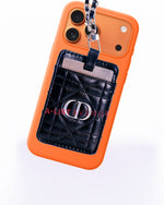Dior Phone Card Case Wallet With Mirror And Strap