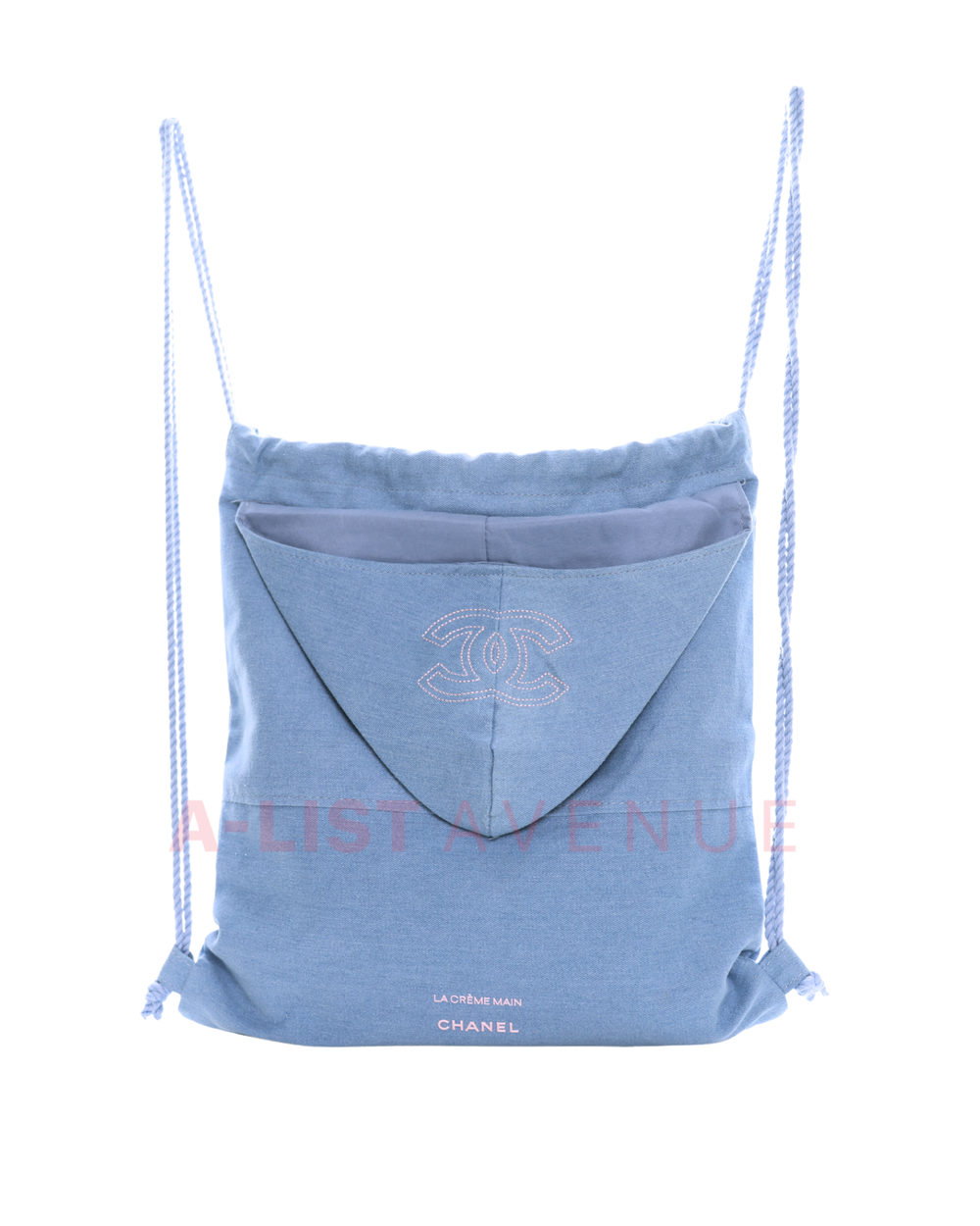 Chanel drawstring with hood