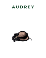 A10 AUDREY Premium Leather Belt Bag Black