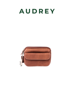 A10 AUDREY Premium Leather Belt Bag Brown