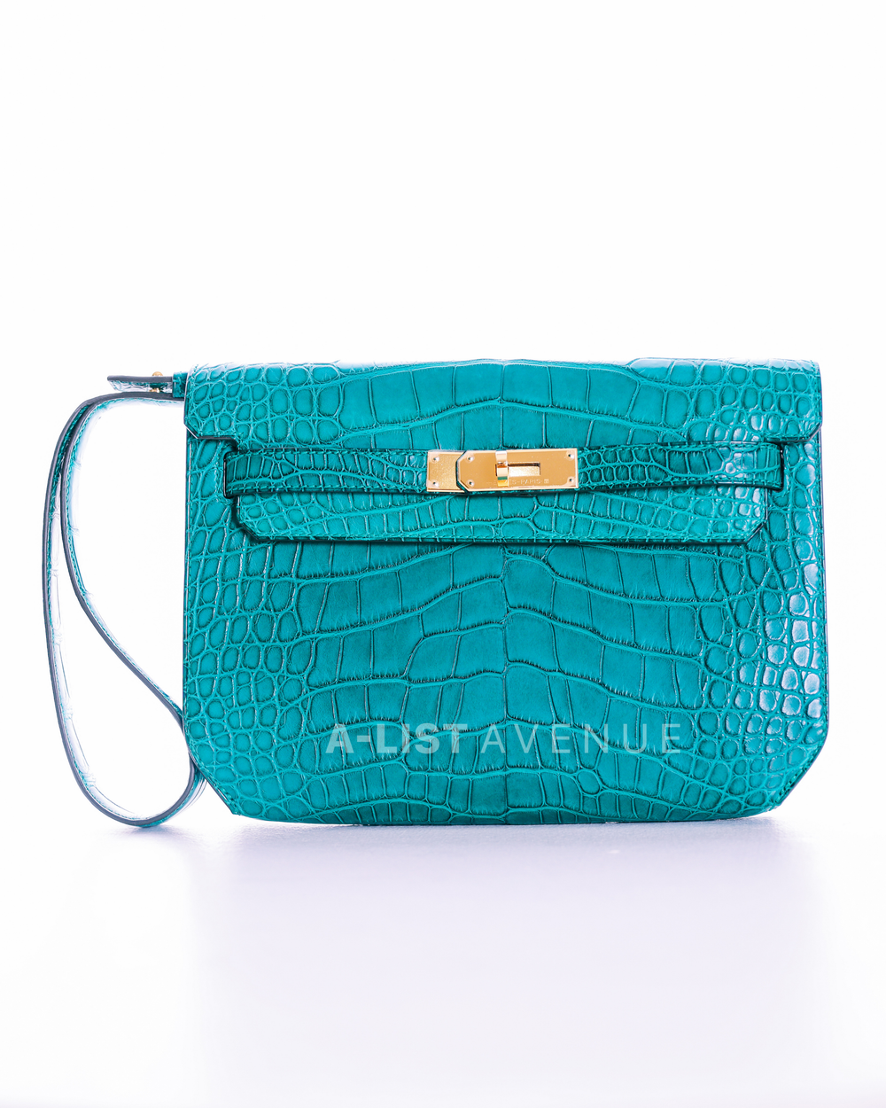 Hermes Kelly Depeche Malachite 25 GHW