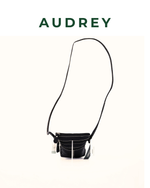 AUDREY Premium Leather Mini Sling Bag Black