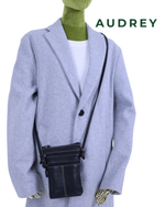 AUDREY Premium Leather Mini Sling Bag Black