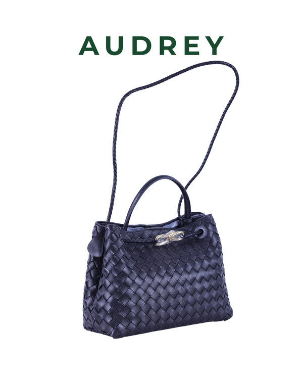 G1 AUDREY Lambskin Andiamo Bag in Black