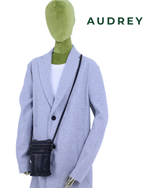 AUDREY Premium Leather Mini Sling Bag Black
