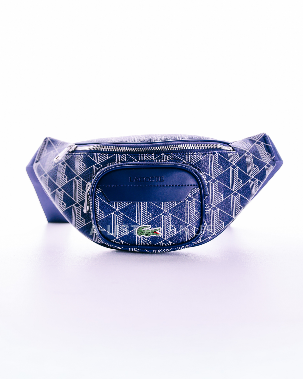 Lacoste The Blend Monogram Canvas Belt Bag