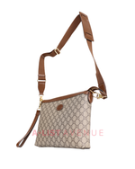 Gucci GG Supreme Coated Canvas  Clutch/ Sling Bag