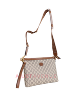 Gucci GG Supreme Coated Canvas  Clutch/ Sling Bag