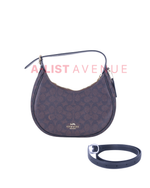 Coach Emily Shoulder Bag In Signature Canvas Walnut/Black