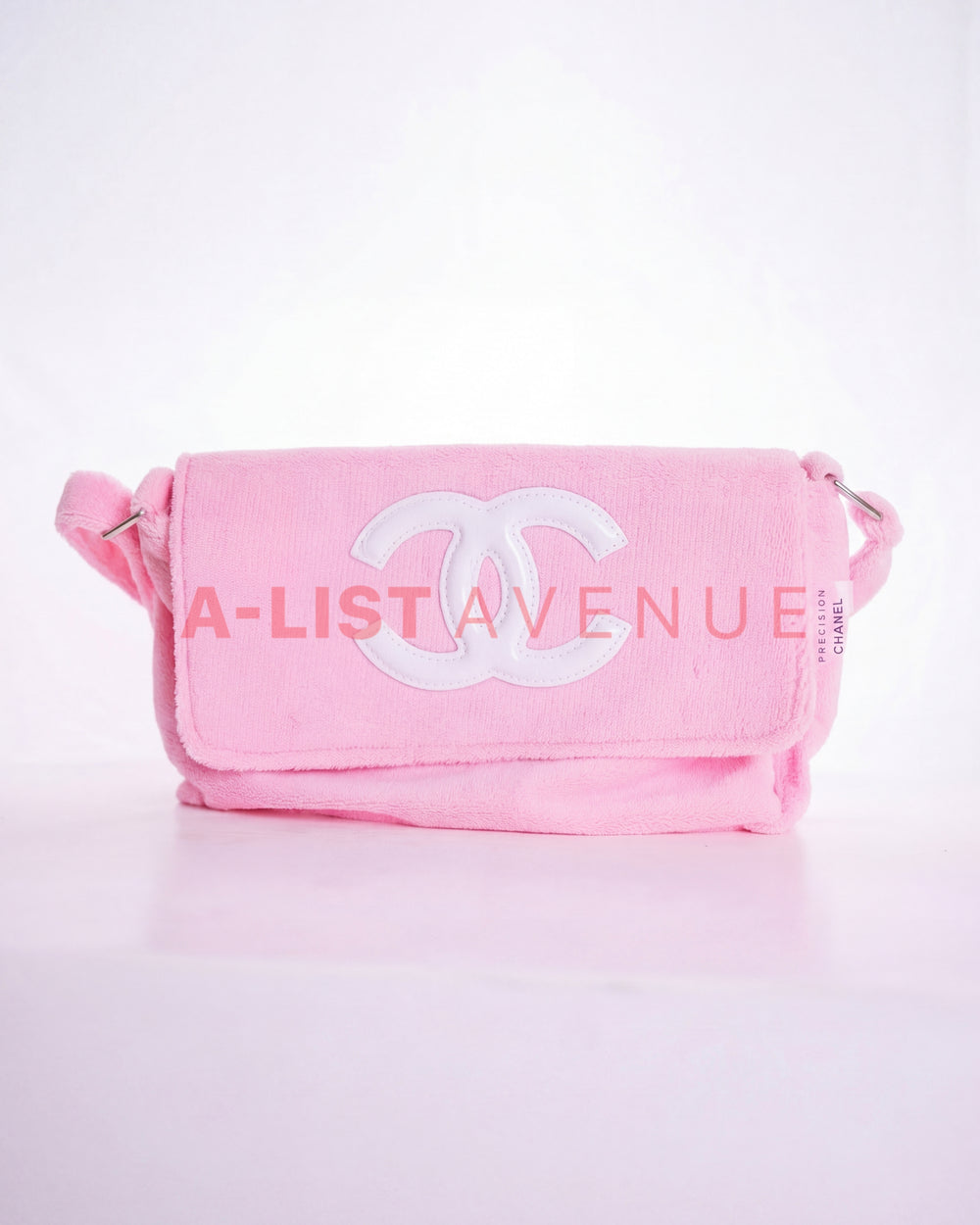 B1T1 Chanel Corduroy Sling Bag Pink