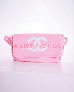 B1T1 Chanel Corduroy Sling Bag Pink