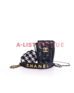 Chanel Black Phone And Coin Purse Sling