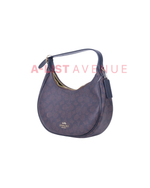Coach Emily Shoulder Bag In Signature Canvas Walnut/Black